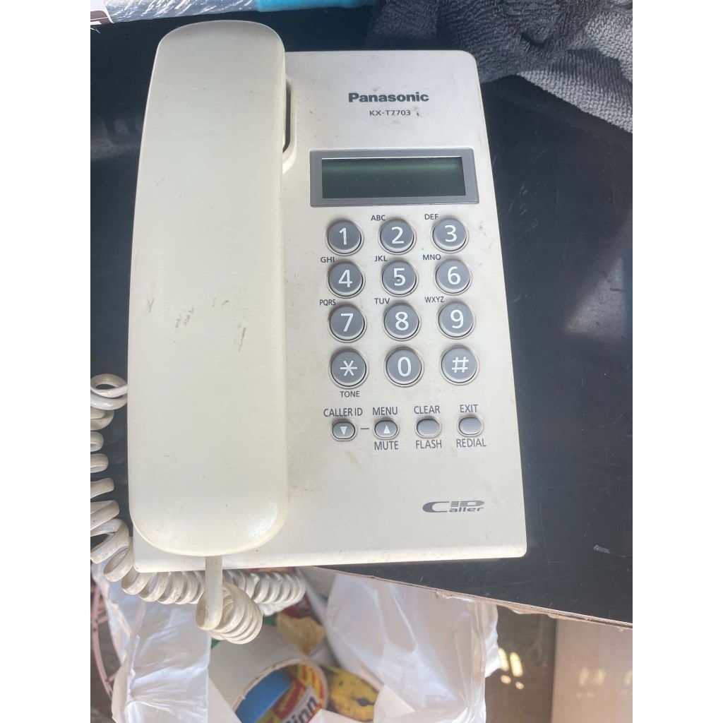 KX-T7703X (มือสอง)โทรศัพท์ Panasonic มีจอโชว์เบอร์ Analog Phone (Caller ID