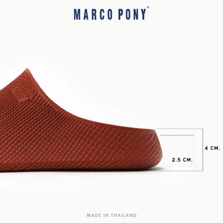 Marco Pony รองเท้าสลิปเปอร์ EVA รองเท้าแตะแพลตฟอร์มหนา ดีไซน์ปลายเท้าเปิด พื้นกันลื่น MH9040