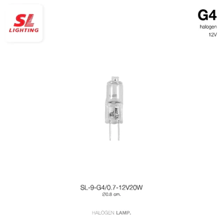 SL LIGHTING หลอดไฟฮาโลเจน รุ่น SL-9-G4/0.7-12V20W และ SL-9-G4/0.7-220V35W รวมแวท