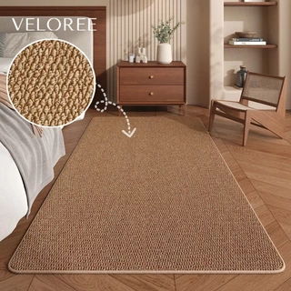 VELOREE พรมปูพื้นห้องนอน ขนาดใหญ่ แต่งห้องนอนมินิมอล พรม พรมยาว กันลื่น หนาพิเศษ พรมมินิมอล