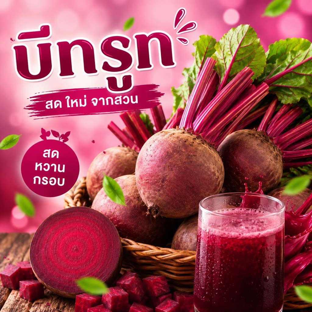 บีทรูทสด beetroot คัดพิเศษ