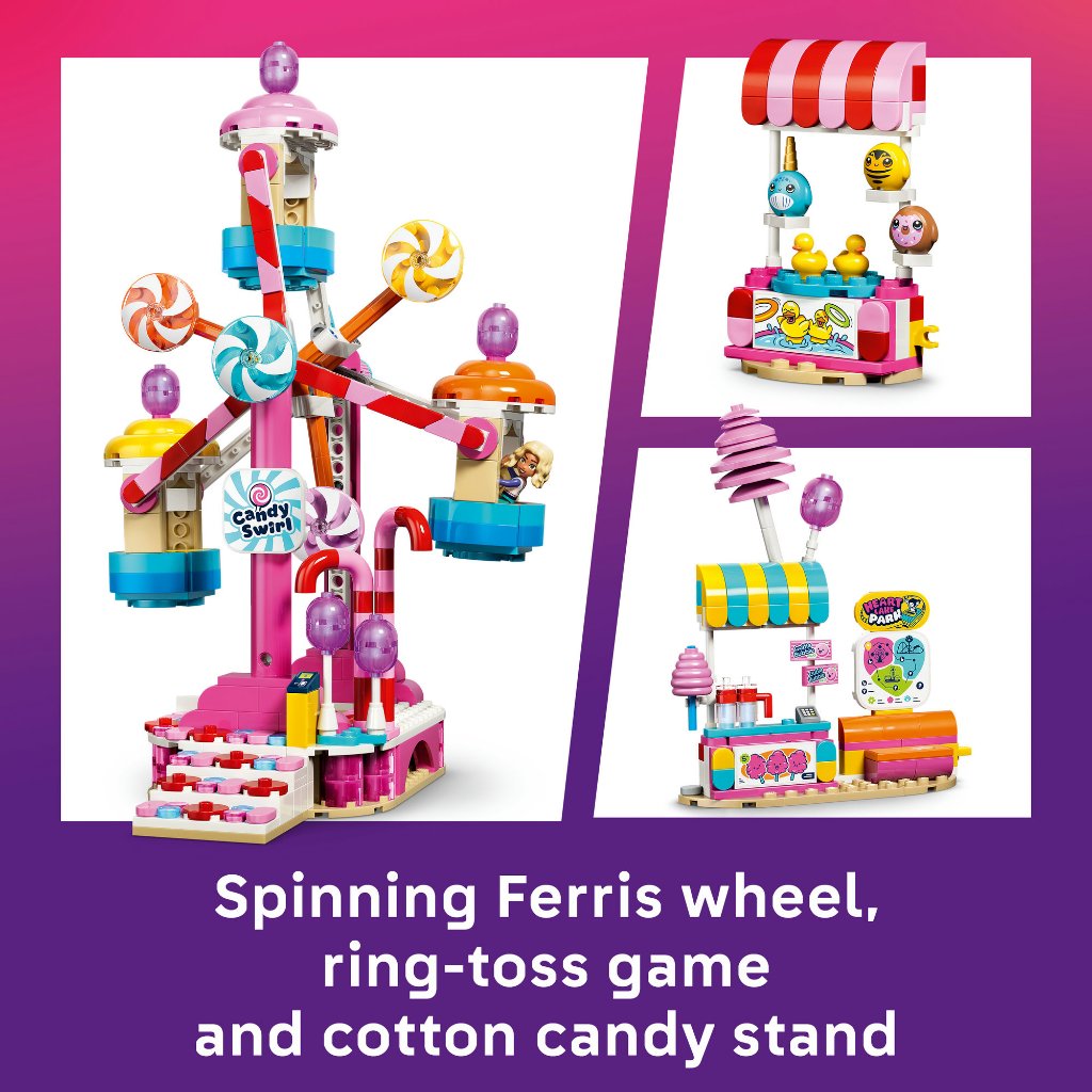 LEGO Friends ‏42700 عجلة دوارة الحلوى والكب كيك (602 قطعة) — صورة 6