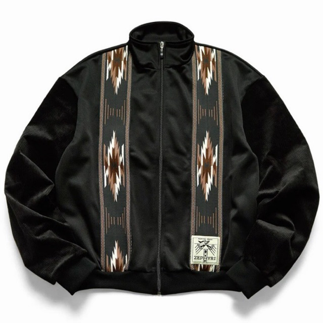 USED !!! KAPITAL SMOOTH JERSEY KOCHI&ZEPHYR TRACK JKT