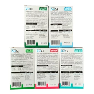 DeliSci Adult Cat Mousse 1 กล่อง บรรจุ 30 ชิ้น แมวเลียโภชนาการครบถ้วน 5 สูตร