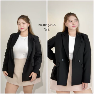 Kanndi (lris P7) suit blazer unisex สาวอวบ