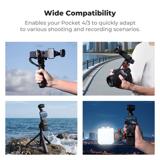 K&F CONCEPT PP64 Quick-Release Expansion Adapter กรงขยายระบบปลดเร็ว for DJI Pocket 4/3/4P เกลียว 1/4