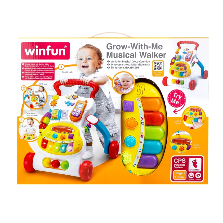 GROW WITH ME MUSICAL WALKER รถหัดเดิน