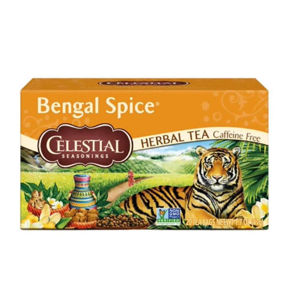 Celestial Seasonings Chamomile Tea 25g/Honey Vanilla/Bengal Spice/Cinnamon Apple /Peppermint/Peach Passion Tea 41-48g