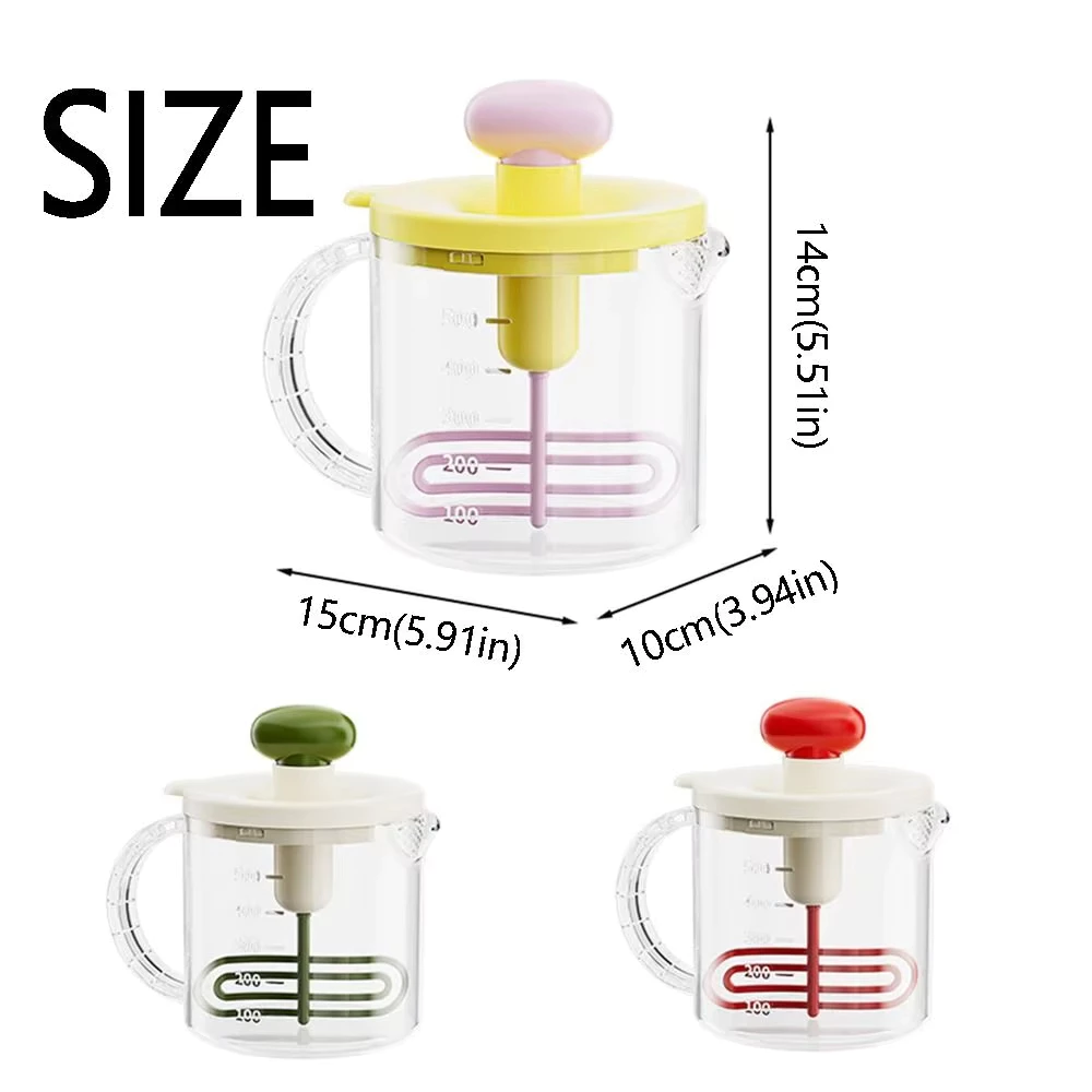 Egg Churn Cream Whipper Manual Press Kitchen Gadget thumbnail 10