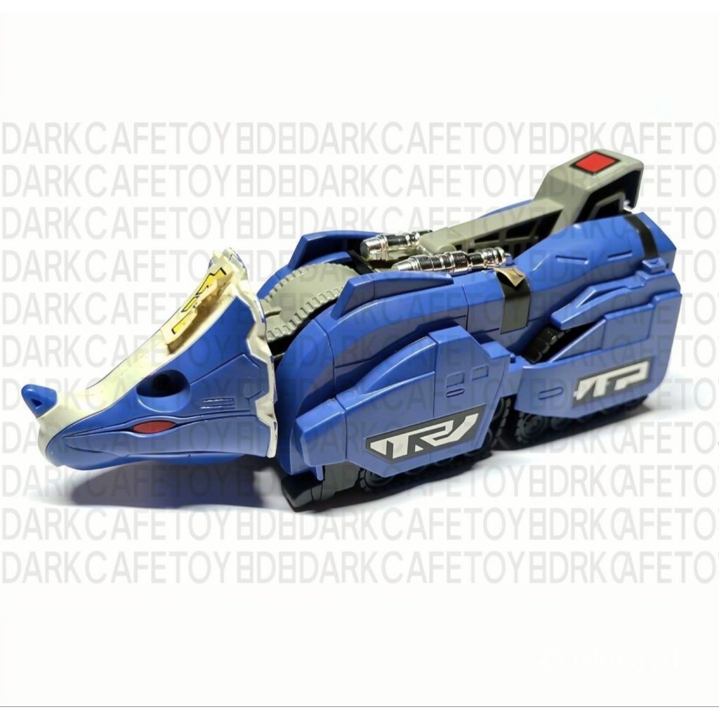 dx sentai ขบวนการจูเรนเจอร์ ไทรเซราทอป สีน้ำเงิน ส่วนขา ของไม่ครบ สติ๊กเกอร์ไม่สวย