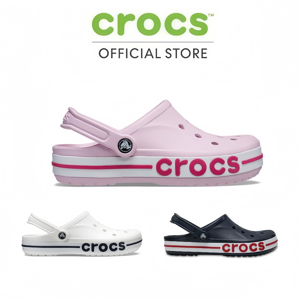 CROCS Bayaband Clog รองเท้าลำลองผู้ใหญ่ รองเท้าแตะผู้ชายผู้หญิง รองเท้าลำลองผู้หญิงรองเท้าแตะแฟชั่น-Dark blueรองเท้าแตะ
