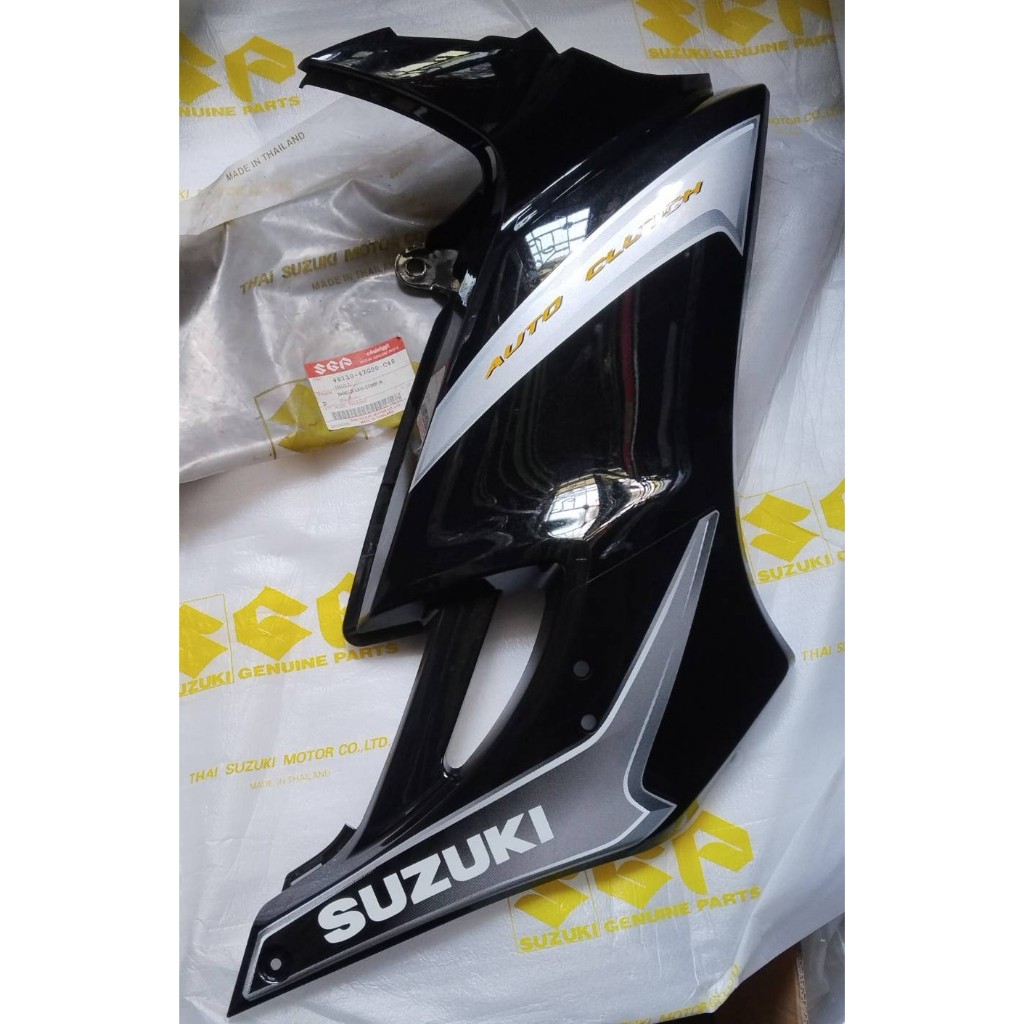 บังลม ด้านขวา สีดำ Shogun 125 FH125-D แท้ศูนย์ SUZUKI 48110-47G00-C48
