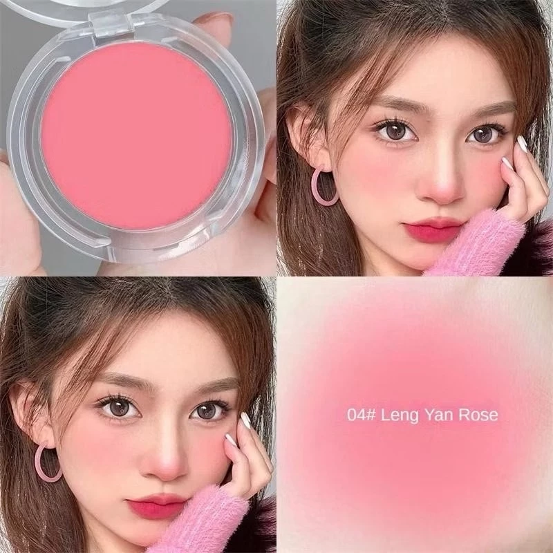 บลัชออนปัดแก้ม เนื้อแมตต์ เนื้อฝุ่น เนื้อดี สีสวย พิกเม๊นท์แน่นๆ thumbnail 4
