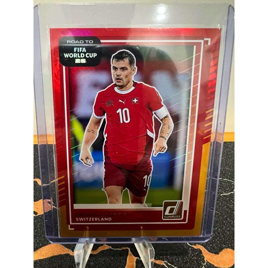 🇨🇭 [ขาย] การ์ดฟุตบอล Granit Xhaka - Road to FIFA World Cup 2026 (Donruss Soccer) 🏆