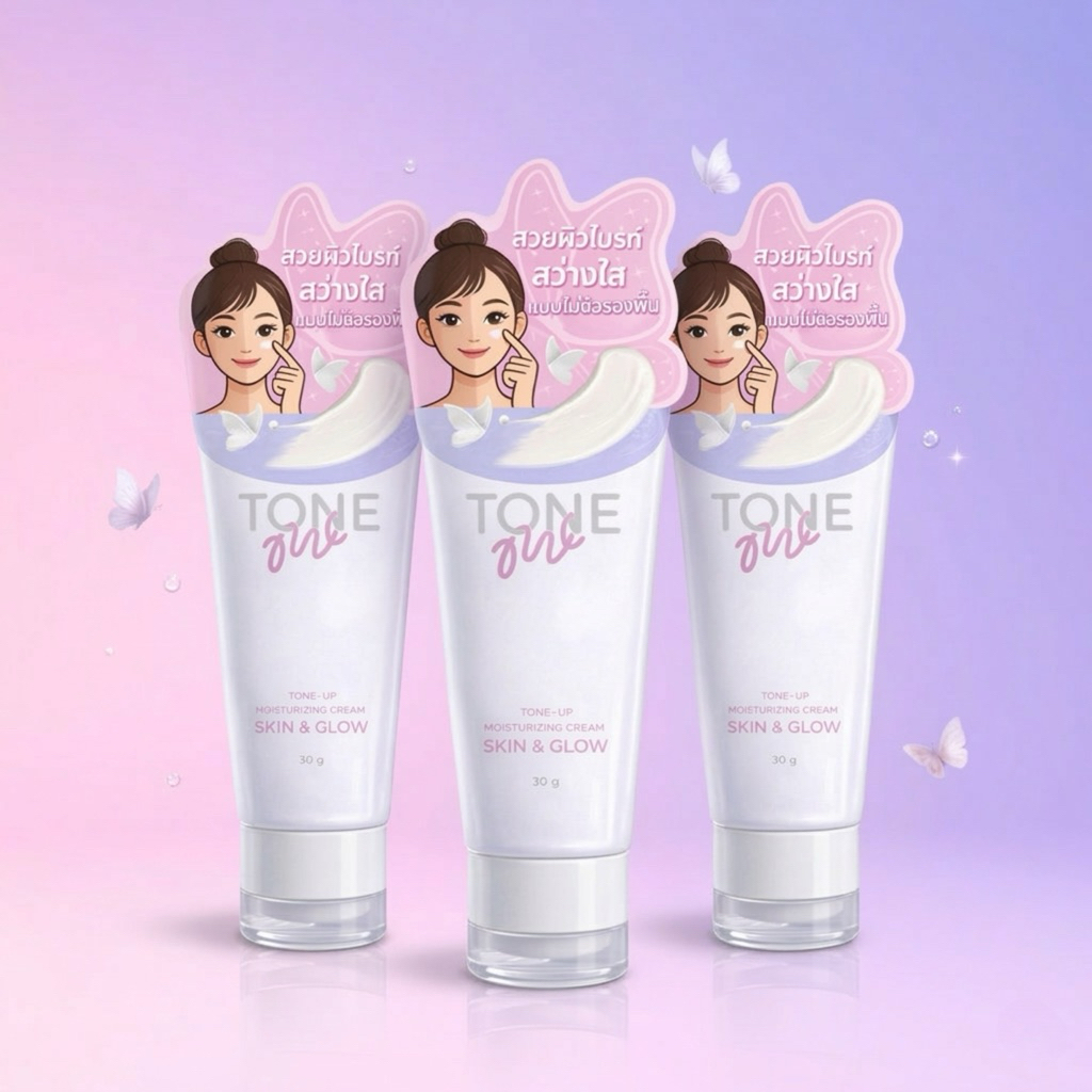 Toneme โทนอัพ ปรับสภาพผิวเนียน（AP MAKEUPART）