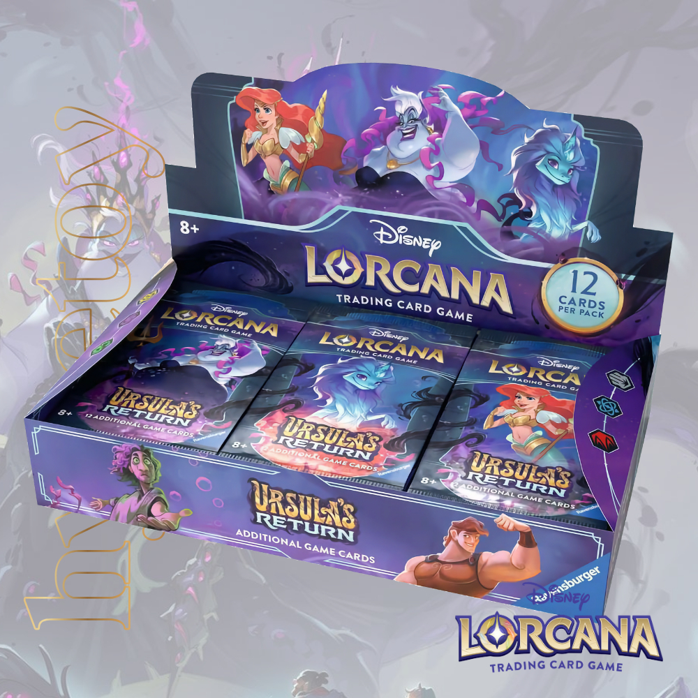(แบบซอง-ยอน190) Ursula's Return Lorcana Disney TCG (1ซอง/12ใบ)