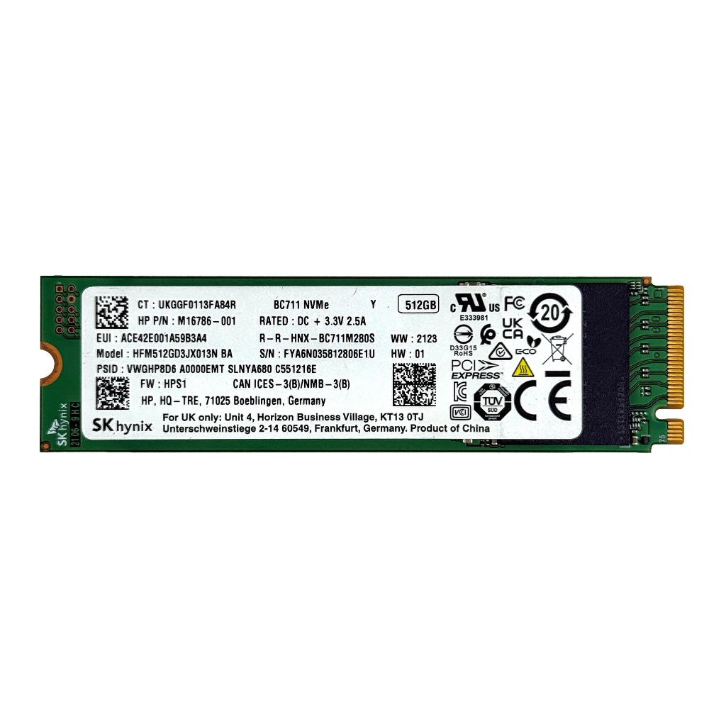 SSD SK hynix BC711 512GB M.2 2280 NVMe PCIe 3.0 (มือสอง) ประกัน 90 วัน
