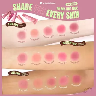 ถูก/แท้/มีไลฟ์ ลิป Oh My Tint Tube ลิปทินท์ 2P ทินท์ เนื้อละมุน เกลี่ยง่าย สีชัด ติดทน ทิ้งสเตน