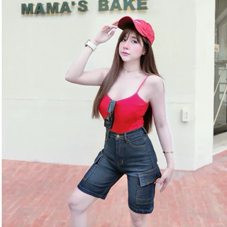 Cc jeans 015 กางเกงยีนส์ ยืด ขา3ส่วน คาร์โก้