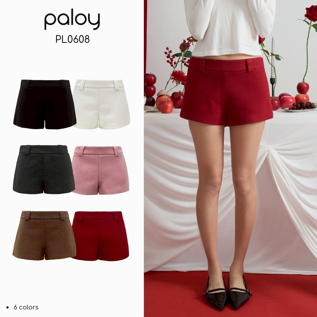 [Best Seller] Paloy - PL0608 Kendie Short กางเกงขาสั้นเอวต่ำ มีซับใน