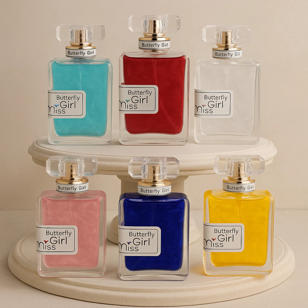 น้ำหอมผู้หญิง Butterfly Girl Perfume กลิ่นหอมติดทนนาน 6 สี 50ml หวานละมุน สไตล์สาวเกาหลี