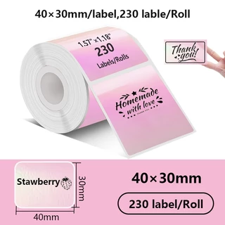 สำหรับ Phomemo 241BT 246S D520 ฉลากโฮโลแกรม 50 มม. สติกเกอร์บัตรวันขอบคุณเกรดเลเซอร์เงินสำหรับโลโก้บาร์โค้ดวันเกิด