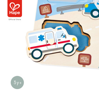 Hape Emergency Peg Puzzle ปริศนาหมุดรถฉุกเฉิน รูปที่ 5