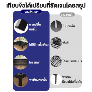 เตียงเหล็ก4/5/6 ฟุต เตียงโครงเหล็กโลหะ ไม่มีหัวเตียง โครงเตียงแข็งแรง สามารถรองรับที่นอนได้ รับน้ำหนักสูง เลือกได้