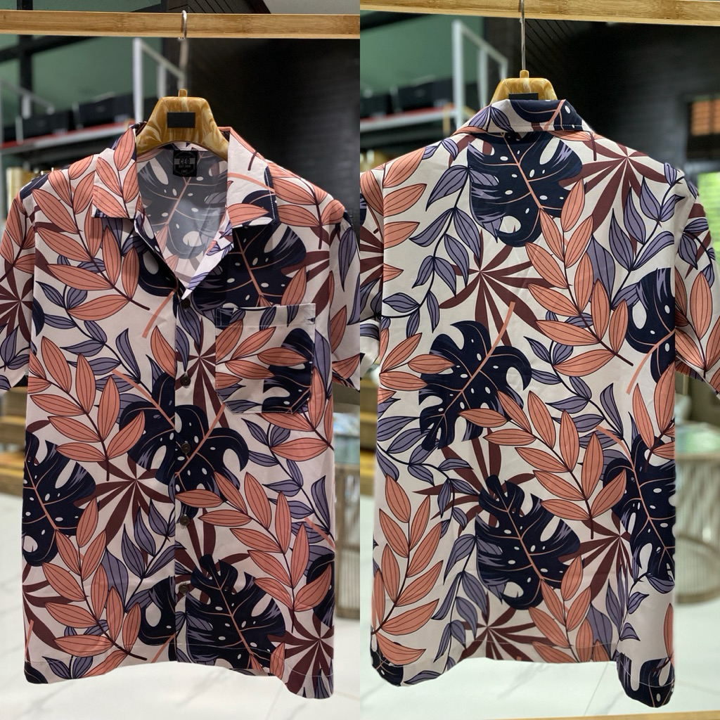 เสื้อฮาวายผ้าไหมอิตาลี✨🌴แฟชั่นชาย