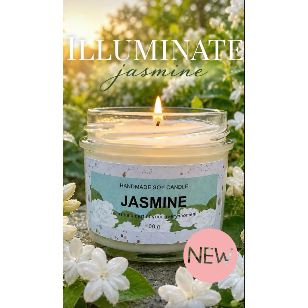 เทียนหอมกลิ่นมะลิ/Jasmine