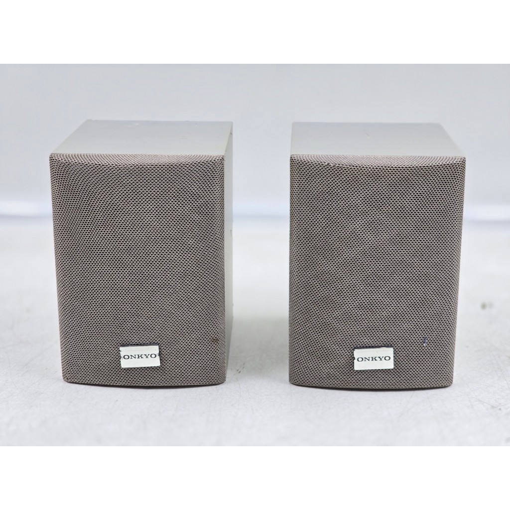BJ127 ลำโพงญี่ปุ่นมือสอง 1 คู่ (742-743) ONKYO UXW-3.1ST 15W 6 โอห์ม Woofer 2.5 นิ้ว Size ตู้ 8.5x9.
