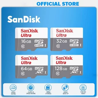 🔥แท้100%🔥Sandisk Micro SD Card Class10 32GB 64GB 128GB 256GB 512GB 1T โทรศัพท์ มือถือ กล้องติดรถยนต์ กล้องวงจรปิด