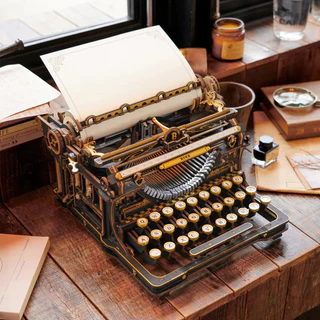 📃 พร้อมส่ง EN.ver ✒️ Funtory เครื่องพิมพ์ดีด Typewriter (Classic) ของเล่น DIY ของขวัญ ROKR LK703B