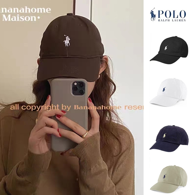 [นำเข้าจากUSA]Polo Ralph Lauren CLASSIC SPORT CAP/หมวกเบสบอลผ้าทวิล