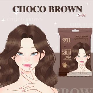 เซ็ท 3ซอง เซรั่มเปลี่ยนสีผม Choco Brown