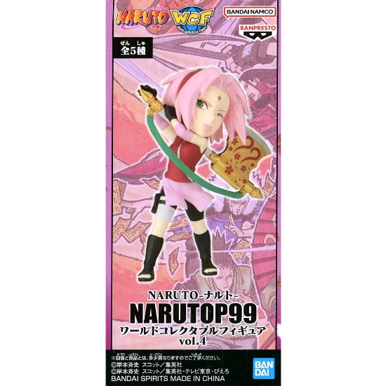 พร้อมส่ง Haruno Sakura NARUTO NARUTOP99 World Collectable Figure vol.4 ของแท้จากญี่ปุ่น