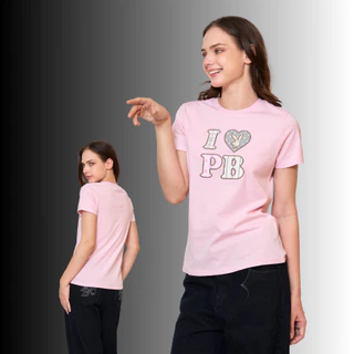 PLAYBOY 06PB เสื้อยืดT เสื้อผ้าผู้หญิง/เสื้อ/เสื้อยืดสีดำ รุ่น P1WT269TB006BK P1WT265TB030 P1WT269TB007WH