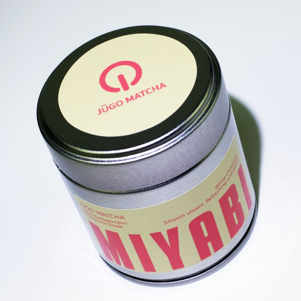 JUGO-MIYABI Ceremonial Grade  Matcha เกรดพิธีการ จากเมืองยาเมะ ฟุกุโอกะ ประเทศญี่ปุ่น