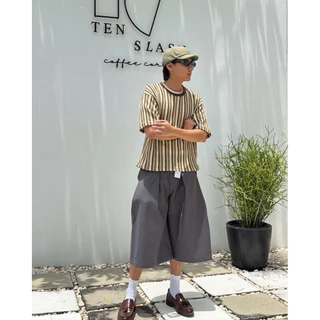 [ พร้อมส่ง ] กางเกงขาสามส่วน Haru Wide Pants ทรงสวย ผ้าหนานุ่มกัน UV