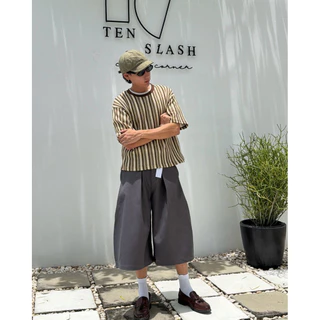 [ พร้อมส่ง ] กางเกงขาสามส่วน Haru Wide Pants ทรงสวย ผ้าหนานุ่มกัน UV