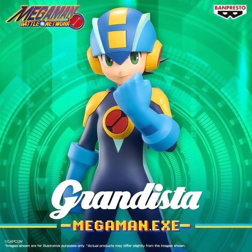 พร้อมส่ง/โมเดลร็อคแมน มือ1 ฟิกเกอร์แท้จากญี่ปุ่น ROCKMAN MEGA MAN GRANDISTA - MEGA MAN.EXE มือ1 ฟิกเกอร์แท้จากญี่ปุ่น