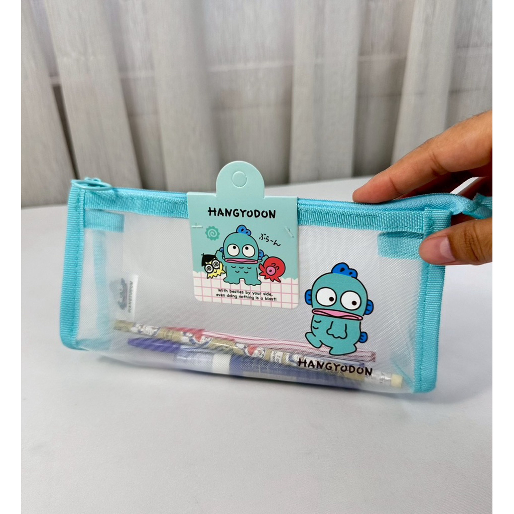 Moshi Moshi กระเป๋าดินสอ ตาข่าย ลาย HANGYODON ลิขสิทธิ์แท้