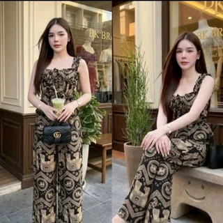 ชุดเซตลายช้างงาน2ชิ้นผ้าไหมอิตาลี