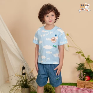 Mix Me เสื้อยืด เสื้อกั๊ก กางเกงยีนส์ ลายท้องฟ้า ผ้า Cotton เด็กชาย อายุ 1-7ปี เสื้อผ้าเด็ก รุ่น 400499/400502/400503