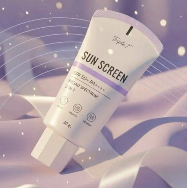 กันแดดทริปเปิ้ลทรี sunscreen  ของแท้100% (ส่งฟรี!!)