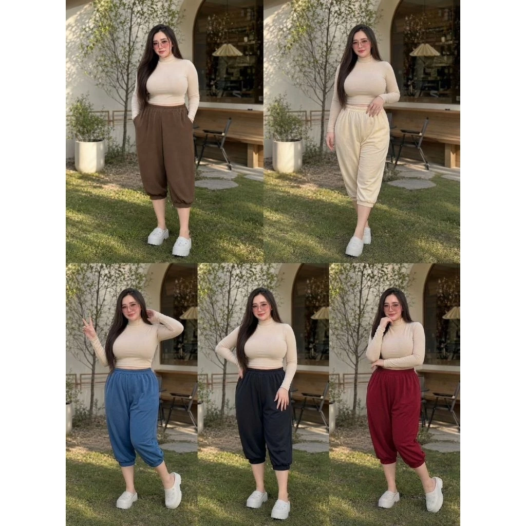 งานใหม่ กางเกงขาจั้ม สาวอวบ จนถึงสาวไซส์พิเศษ 62-70 นิ้ว ใส่ได้