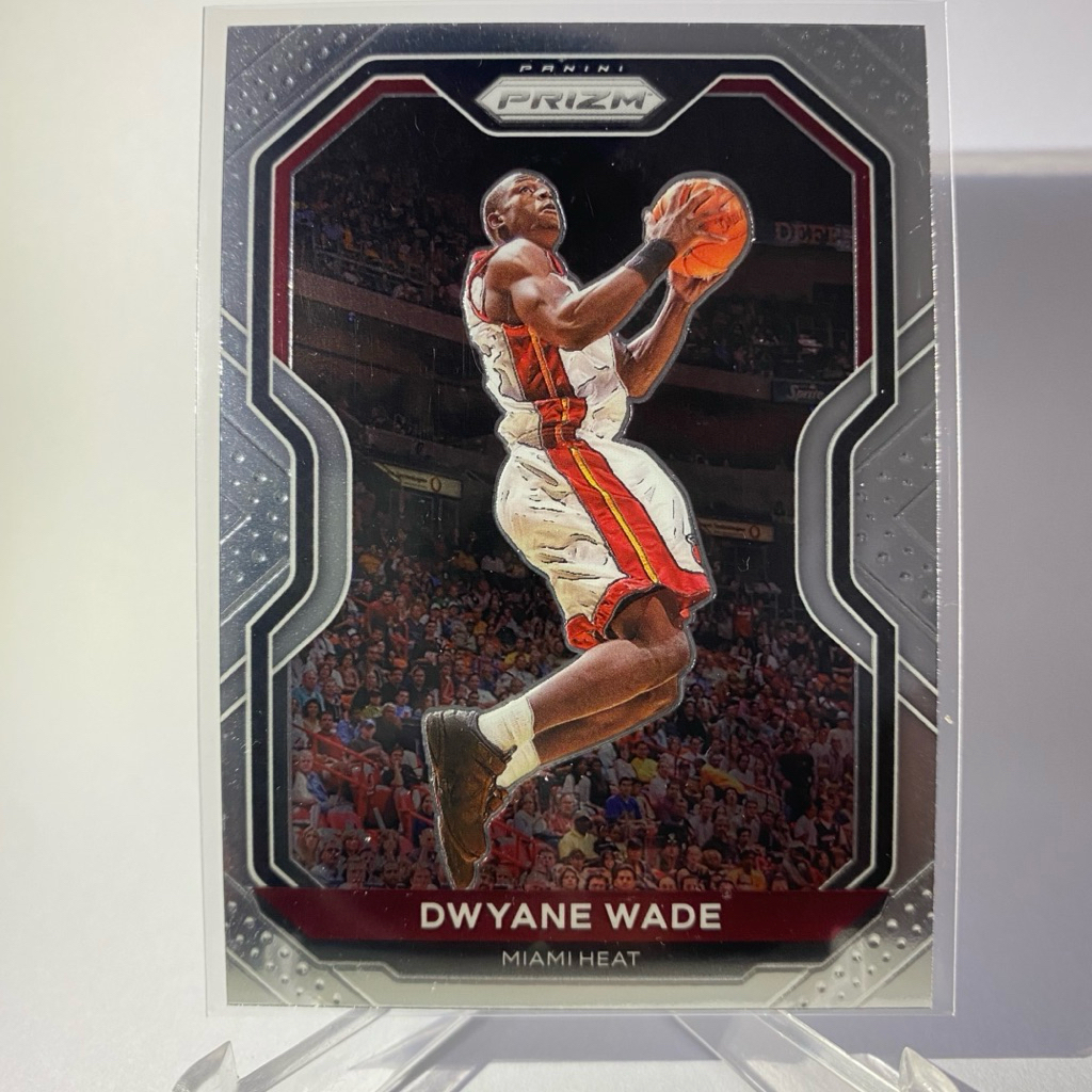 การ์ดนักบาสเกตบอล DWYANE WADE, MIANI HEAT, PANINI PRIZM 2021, No.195