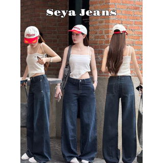 กางเกงยีนส์เอวต่ำ Seya Jeans by modishop