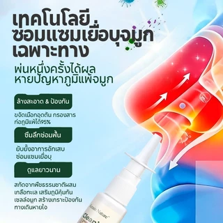 Kreain Nature สเปรย์ล้างจมูก สเปรย์ทำความสะอาดช่องจมูก สูตรธรรมชาติ สเปรย์บรรเทาอาการคันจมูก 30ml