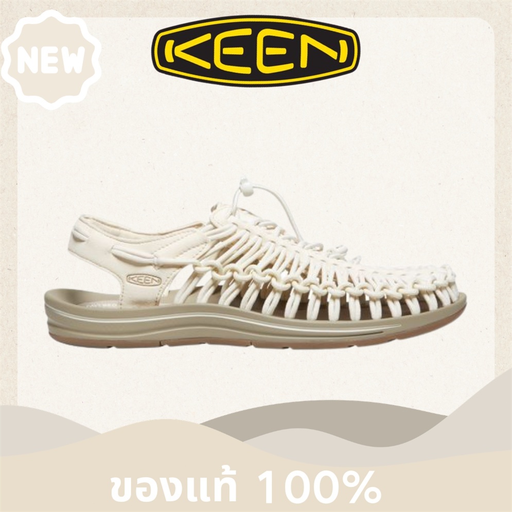 🔥ของแท้ KEEN UNEEK Women's Whitecap/Cornstalk รองเท้าทอเดินป่า ชายหญิง รุ่นฮิต ใส่สบาย กลางแจ้ง พร้อมส่งจากไทย